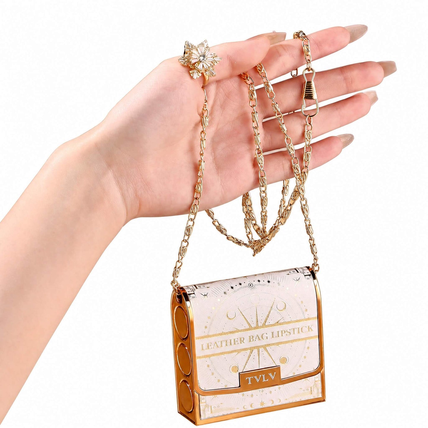 TVLV Leather Bag 3-in-1 Matte Lipstick