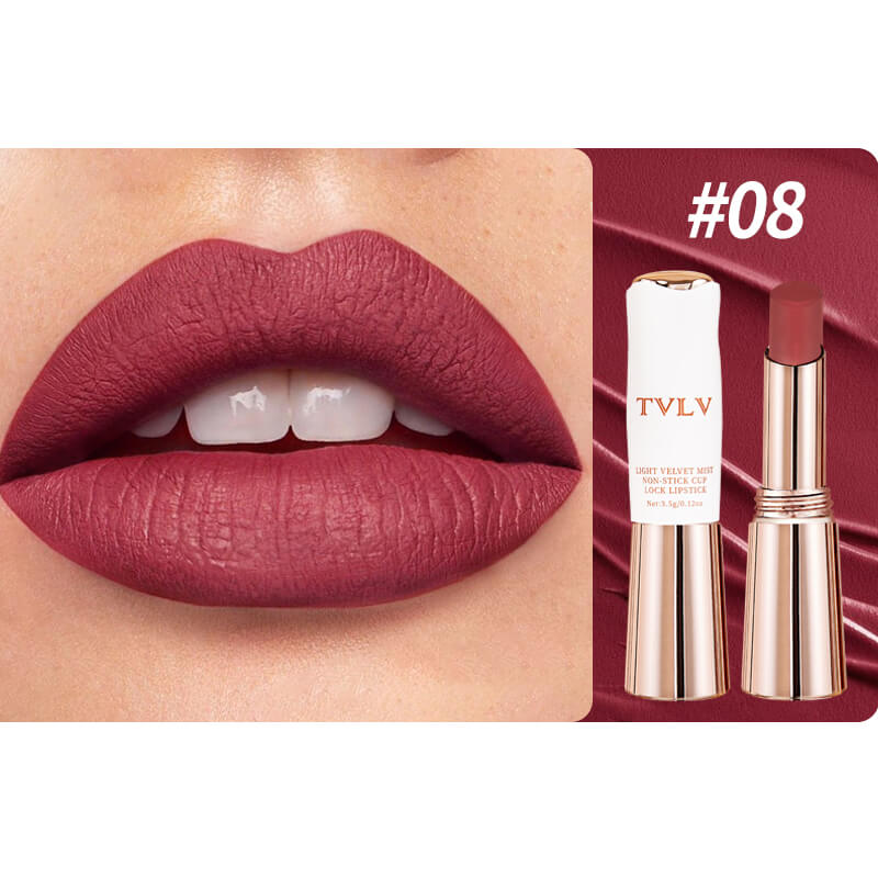 TVLV Light Velvet Matte Lipstick | Lightweight, Transfer-Resistant Lip Color