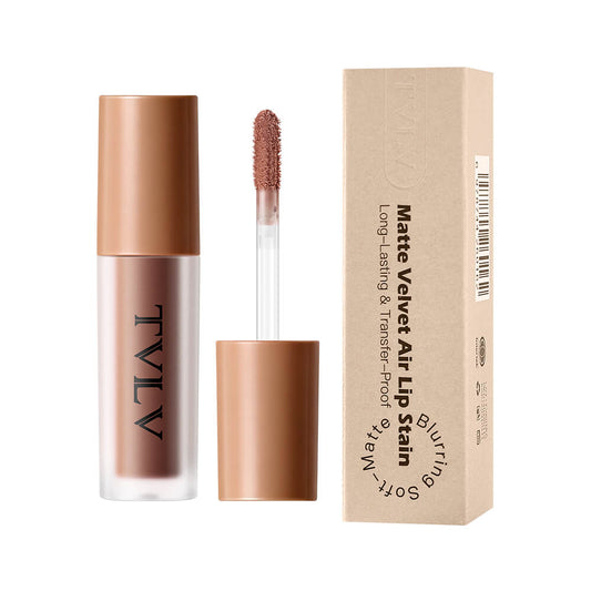 TVLV Blurring Soft-Matte Lip Glaze | Long-Lasting Velvet Lip Color