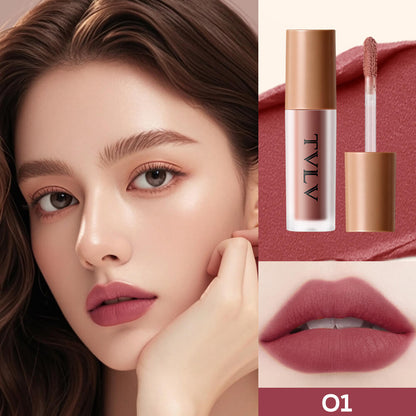 TVLV Blurring Soft-Matte Lip Glaze | Long-Lasting Velvet Lip Color