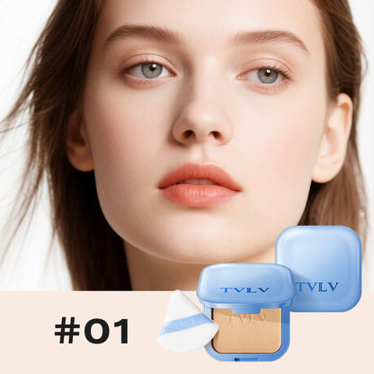TVLV Waterproof Concealer Powder Foundation | Long-Lasting Full Coverage Face Powder