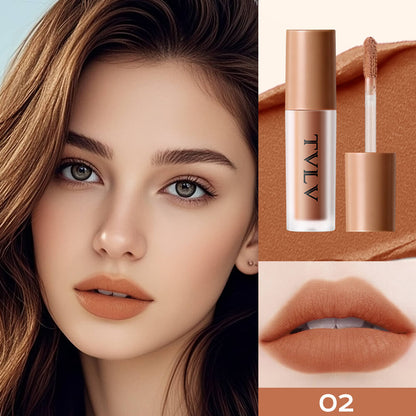 TVLV Blurring Soft-Matte Lip Glaze | Long-Lasting Velvet Lip Color