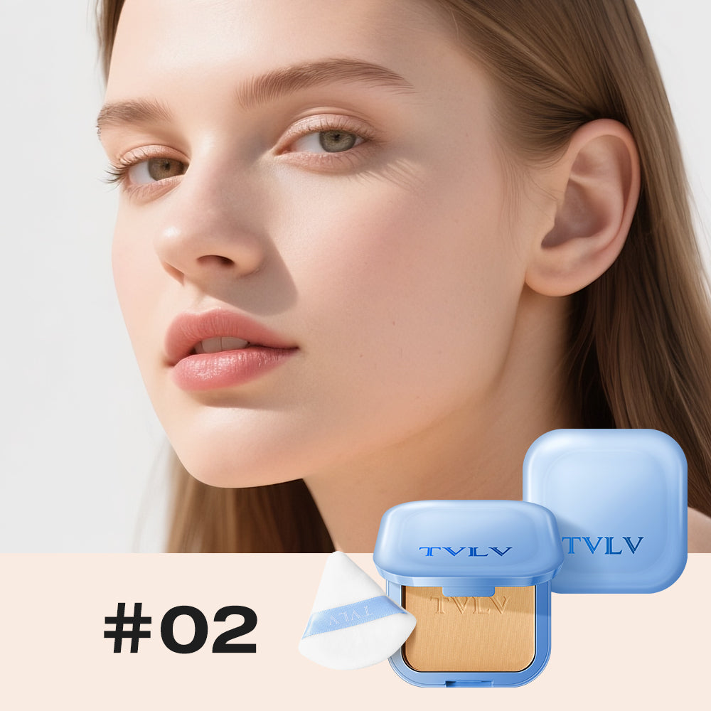 TVLV Waterproof Concealer Powder Foundation | Long-Lasting Full Coverage Face Powder