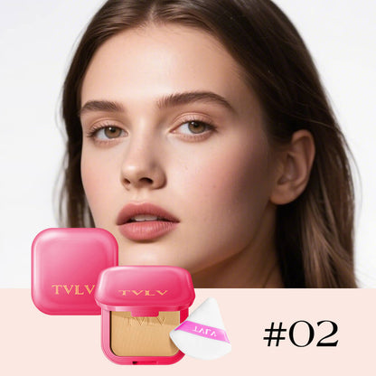 TVLV Lasting Matte Pressed Powder | Long-Lasting Oil Control Face Powder