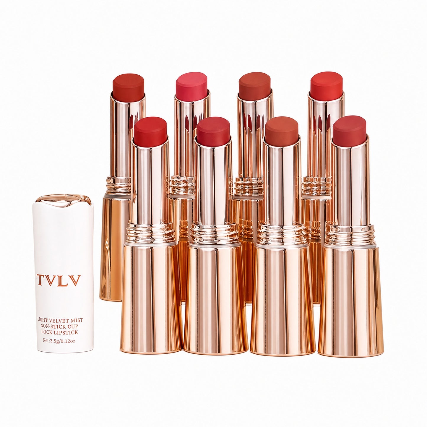 TVLV Light Velvet Matte Lipstick | Lightweight, Transfer-Resistant Lip Color
