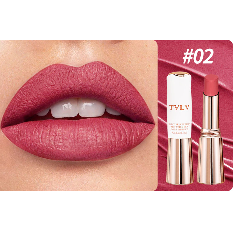 TVLV Light Velvet Matte Lipstick | Lightweight, Transfer-Resistant Lip Color