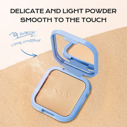 TVLV Waterproof Concealer Powder Foundation | Long-Lasting Full Coverage Face Powder