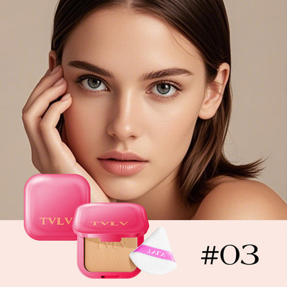 TVLV Lasting Matte Pressed Powder | Long-Lasting Oil Control Face Powder