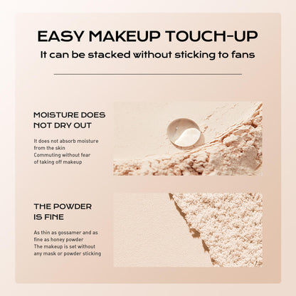 TVLV Waterproof Concealer Powder Foundation | Long-Lasting Full Coverage Face Powder