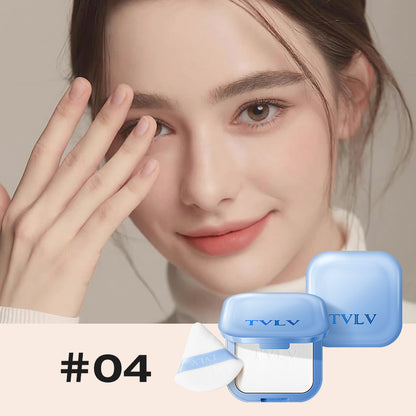 TVLV Waterproof Concealer Powder Foundation | Long-Lasting Full Coverage Face Powder