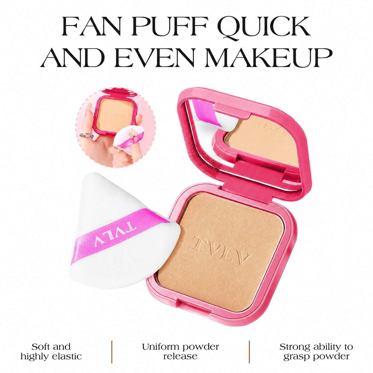 TVLV Lasting Matte Pressed Powder | Long-Lasting Oil Control Face Powder