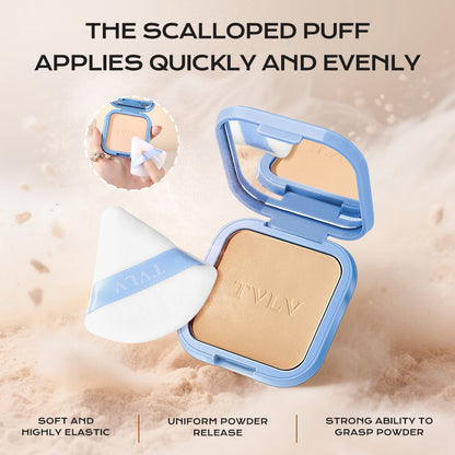 TVLV Waterproof Concealer Powder Foundation | Long-Lasting Full Coverage Face Powder