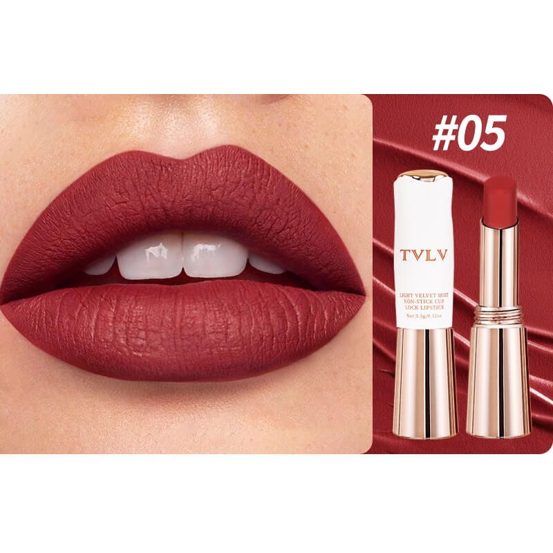 TVLV Light Velvet Matte Lipstick | Lightweight, Transfer-Resistant Lip Color