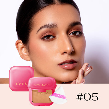 TVLV Lasting Matte Pressed Powder | Long-Lasting Oil Control Face Powder