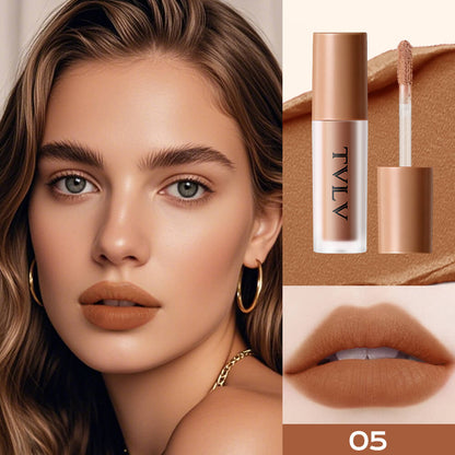 TVLV Blurring Soft-Matte Lip Glaze | Long-Lasting Velvet Lip Color