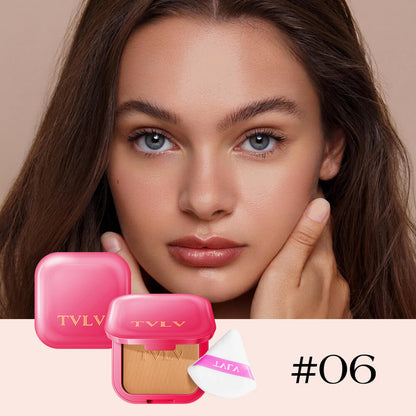 TVLV Lasting Matte Pressed Powder | Long-Lasting Oil Control Face Powder