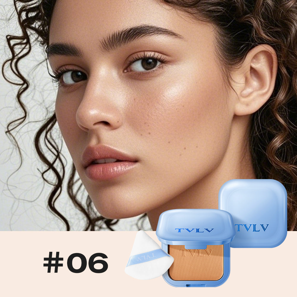 TVLV Waterproof Concealer Powder Foundation | Long-Lasting Full Coverage Face Powder