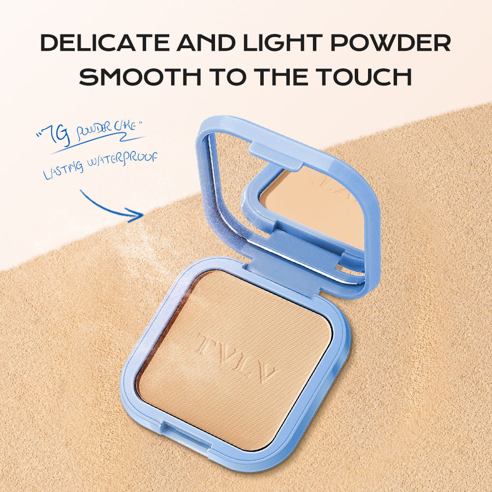 TVLV Waterproof Concealer Powder Foundation | Long-Lasting Full Coverage Face Powder