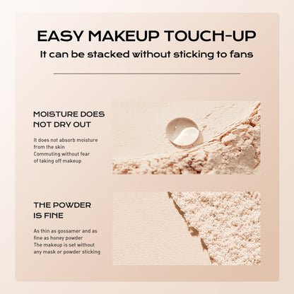 TVLV Waterproof Concealer Powder Foundation | Long-Lasting Full Coverage Face Powder