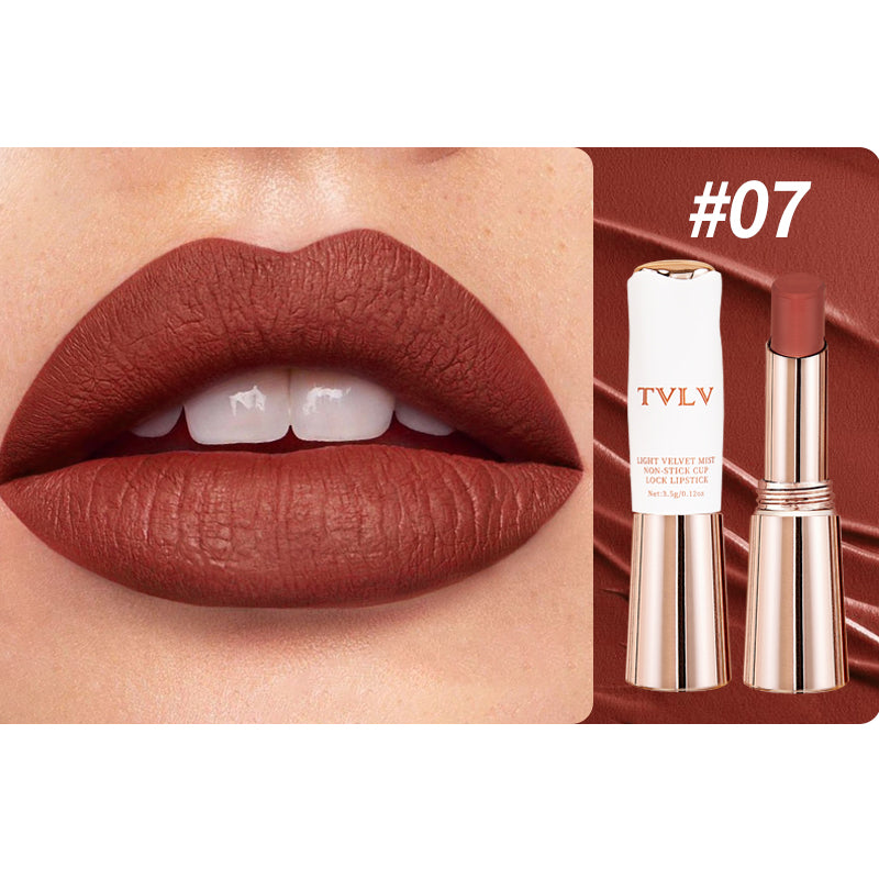 TVLV Light Velvet Matte Lipstick | Lightweight, Transfer-Resistant Lip Color