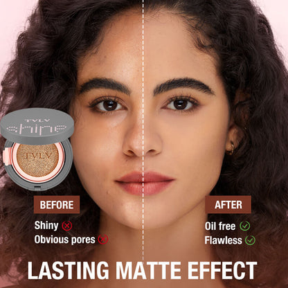 TVLV Shine Cushion Foundation | Long-Lasting Matte BB Cushion