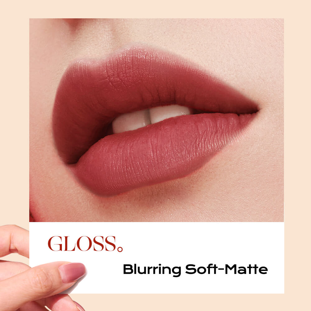 TVLV Blurring Soft-Matte Lip Glaze | Long-Lasting Velvet Lip Color