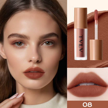 TVLV Blurring Soft-Matte Lip Glaze | Long-Lasting Velvet Lip Color