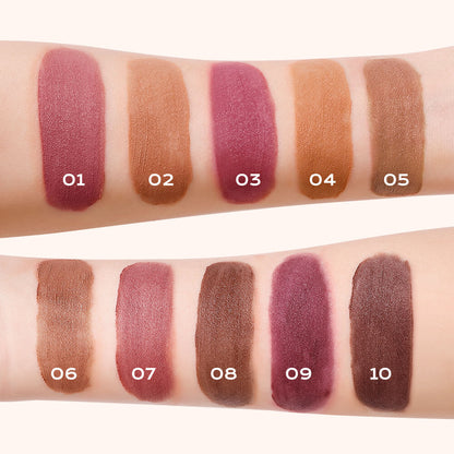 TVLV Blurring Soft-Matte Lip Glaze | Long-Lasting Velvet Lip Color