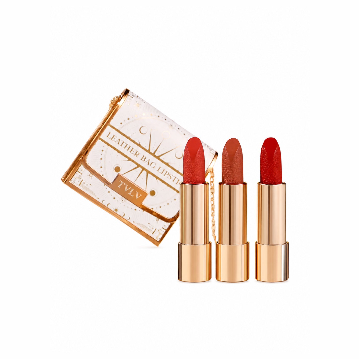 TVLV Leather Bag 3-in-1 Matte Lipstick